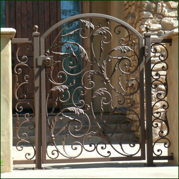 Wrought Iron Courtyard Gate - Denver