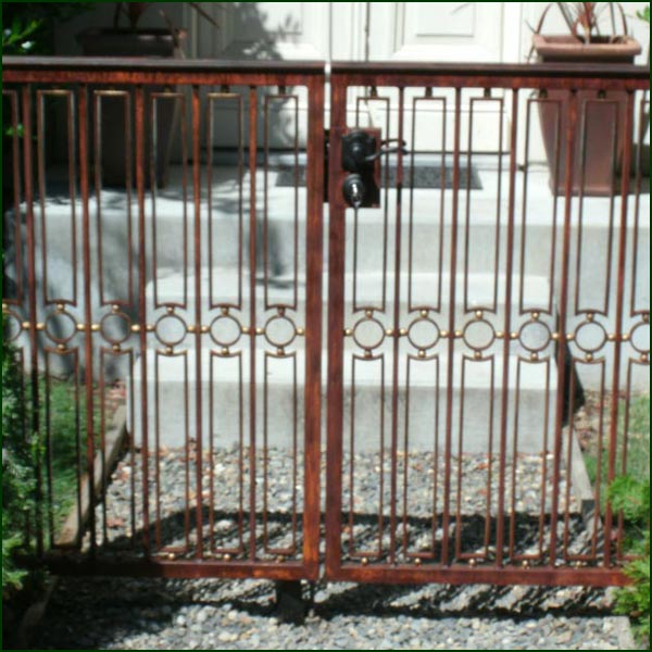 Wrought Iron Courtyard Gate Wrought Iron Courtyard Gate - Denver