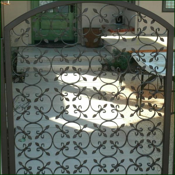 Wrought Iron Courtyard Gate - Denver